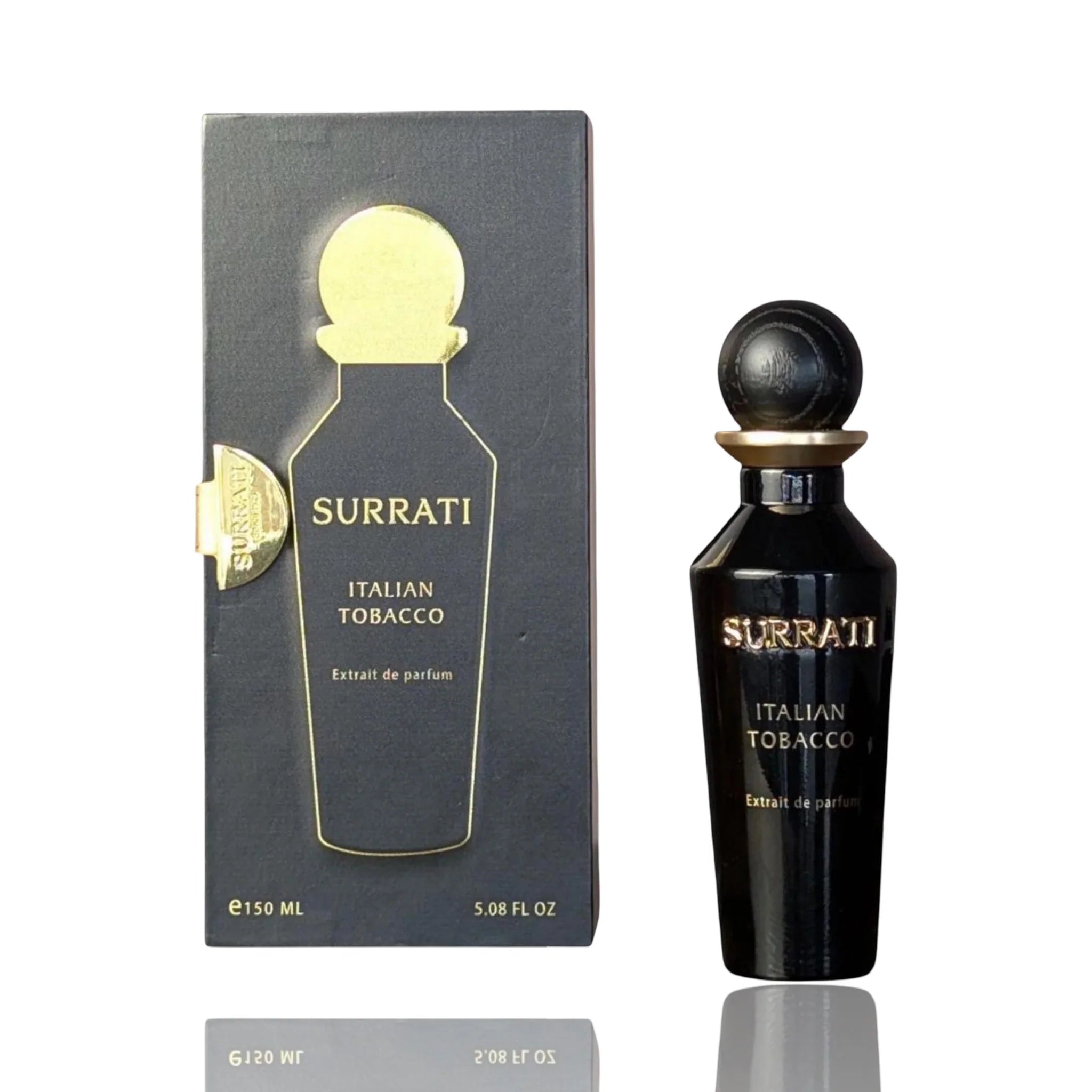Italian Tobacco Extrait De Parfum by Surrati – Leather Tobacco Perfume for Men